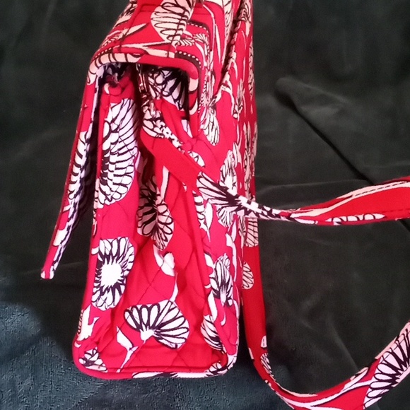 LNC Vera Bradley Deco Daisy Hand Bag w/ Detachable Strap Retired 2011 - Picture 8 of 9